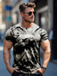 cheap Men&#039;s Graphic Tshirts-Graphic Animal Eagle Designer Casual Street Style Men&#039;s 3D Print T shirt Tee Tee Top Sports Outdoor Holiday Going out T shirt Silver Black Light Grey Short Sleeve Crew Neck Shirt Spring &amp; Summer