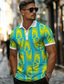 cheap Graphic Polo-Colorful Holiday X Designer Kris Men&#039;s Geometry Printed Short Sleeve Polo Shirts