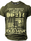 cheap Men&#039;s Graphic Tshirts-Memorial Day American Flag Designer Vintage Casual Men&#039;s 3D Print T shirt Tee Sports Outdoor Holiday Going out T shirt Black Brown Army Green Short Sleeve Crew Neck Shirt Spring &amp; Summer Clothing