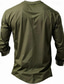 tanie Męskie koszule z nadrukiem-Faith moda męska na co dzień koszula z nadrukiem 3D do codziennego noszenia na zewnątrz wakacyjna wiosna &amp; letnia koszula ze stójką, długim rękawem, w kolorze wojskowej zieleni, bordowo-granatowa, s m