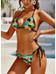 cheap Bikini Sets-Women&#039;s Normal Swimwear Bikini 2 Piece Briefs Swimsuit 2 Piece Printing Vacation Beach Wear Palm Tree Sleeveless Bathing Suits