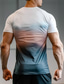 cheap Men&#039;s Active Tees &amp; Tanks-Men&#039;s T shirt Tee Gym Shirt Sports T-Shirt Crew Neck Short Sleeve Sports &amp; Outdoor Vacation Casual Daily Gym Quick dry Breathable Color Block Blue Activewear Fashion Basic
