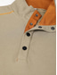 billige Casual T-shirts til mænd-Herre Henley-skjorte Vaffelstrikket t-shirt Tee Top Lang ærmet skjorte Farveblok Henley Gade Ferierejse Langærmet Patchwork Tøj Mode Designer Basale
