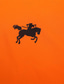 billiga pikétröja med dragkedja-Herr POLO Shirt Quarter Zip Polo Arbete Dagliga kläder Fjärdedels blixtlås Långärmad Mode Bekväm Slät Broderi Dragkedja Vår &amp; Höst Normal Svart Vit Marinblå Orange POLO Shirt