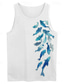 cheap Men&#039;s Graphic Tshirts-Carefree Interlude X Joshua Jo Men&#039;s School of Fish 3D Printed Vacation Sleeveless Vest Tank