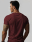 cheap Men&#039;s Graphic Tshirts-Dragon Guardian x LU | Men&#039;s Dragon Loong Mythical Creature Dark Style Henley T Shirt Short Sleeves
