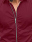 abordables camisas casuales de los hombres-Hombre Camisa Camisa casual Camisa de verano Blanco Azul Marino Rojo Manga Larga Plano Diseño Diario Vacaciones Cerrar Ropa Moda Casual Casual elegante
