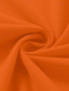 preiswerte klassisches Polo-Herren Poloshirt Golfhemd Casual Festtage Kargen Kurzarm Modisch Basic Farbblock Hahnentrittmuster Patchwork Sommer Regular Fit Orange Poloshirt
