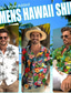 abordables Camisas estampadas para hombre-Floral Hawaiano Cómodo Hombre Conjunto de camisa camisa hawaiana Calle Casual Hawaiano Verano Primavera Primavera verano Cuello Vuelto Manga Corta Verde Trébol S, M, L Tela de gofres Camisa