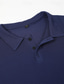 voordelige klassieke polo-Voor heren POLO Shirt Golfshirt Casual Feestdagen Klassiek Korte mouw Modieus Basic Effen nappi Zomer Normale pasvorm Marine Zwart Wit Geel Licht Grijs Donkerblauw POLO Shirt