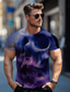 cheap Men&#039;s Graphic Tshirts-Graphic Skulls Daily Designer Retro Vintage Men&#039;s 3D Print T shirt Tee Tee Top Sports Outdoor Holiday Going out T shirt Red Blue Dark Blue Short Sleeve Crew Neck Shirt Spring &amp; Summer Clothing Apparel