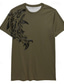 billiga Grafisk T-shirt för män-carefree interlude x joshua jo herr fisk tryckta semester kortärmade t-shirts