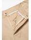 billige Chinos-Herre Bukser kinesisk Chino bukser Lomme Vanlig Komfort Åndbart udendørs Daglig I-byen-tøj Bomuldsblanding Mode Afslappet Sort Hvid