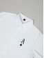 رخيصةأون قمصان عادية للأعمال-لعبة البوكر عمل يومي رجالي قمصان مطبوعة شارع ارتداء للعمل مناسب للبس اليومي للربيع والصيف طوي كم طويل أبيض, أزرق S, M, L 4-طريقة سترتش النسيج قميص