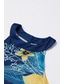 cheap Print Floral Dresses-Women&#039;s Summer Dress Halter Neck Dress Print Dress Active Fashion Streetwear Outdoor Vacation Daily Regular Fit Paisley Sleeveless Halter Neck Yellow Royal Blue Blue Dark Blue Summer Spring