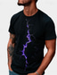 halpa Miesten T-paidat graafisella kuviolla-lohikäärmeen huoltaja x lu | miesten 3d lohikäärme myyttinen olento tumma tyyli streetwear t-paita lyhyet hihat