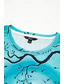 billiga Djur tee-dam t-shirt basic cat print kortärmad vanliga toppar rund hals dagligen helg grön sommar