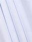 abordables polo classique-Homme Polos boutonnés Tee Shirt Golf Casual Des sports Revers manche longue Mode basique Plaid Bloc de couleur Patchwork Bouton Printemps &amp; Automne Standard Blanche Bleu Vert Gris Polos boutonnés