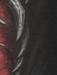 levne Tepláky-Pánské Tepláky Běžci Boční kapsy 3D tisk Geometrický Barevné bloky Lebky Venkovní předvečer Všech svatých Dovolená Módní Šik ven Rubínově červená Fialová Lehce elastické