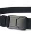 cheap Men's Belt-Men's Belt Tactical Belt Automatic Buckle Quick-Release Polyester Alloy Durable Adjustable Plain Black Kakhi Outdoor Daily Waist Belt