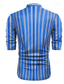 cheap Men&#039;s Printed Shirts-Stripe Men&#039;s Business Casual 3D Printed Shirt Outdoor Street Wear to work Spring &amp; Summer Turndown Long Sleeve Navy Blue Royal Blue Blue S M L 4-Way Stretch Fabric Shirt