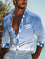 billige Skjorter med tryk til mænd-ubekymret interlude x joshua jo herre gradient skildpadde printede ferie langærmede skjorter