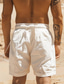 billiga Shorts för män-soltryckta bomullshorts för män hawaiianska shorts strandshorts med dragsko elastisk midja komfort andas korta utomhus semesterkläder