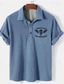 cheap Graphic Polo-Father&#039;s Day papa shirts Golden Year x Fox | Classic Waffle Polo Shirt