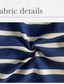 preiswerte Designerkollektion-Herren Hemd Knopfhemd Lässiges Hemd Sommerhemd Blau Leicht Blau Kurzarm Streifen Kargen Freizeitskleidung Urlaub Bekleidung Modisch Hawaiianisch Brautkleider schlicht Strand Design