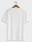 preiswerte Designerkollektion-Schwarz Weiß T Shirt T-Shirt Herren Grafik 100% Baumwolle Hemd Modisch Klassisch Hemd Kurzarm Bequemes T-Shirt Strasse Urlaub Sommer Modedesigner-Kleidung S M L XL 2XL