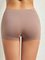 billige Truser-kvinners truser shapewear ren farge sport grunnleggende hjemmetreningssentre nylon pustende shorts sommer vår hjemmeantrekk