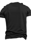 Χαμηλού Κόστους Ανδρικό Γραφικό T-shirt-Κιθάρα Διακοπές Ρετρό / Βίντατζ Ανδρικά 3D εκτύπωση Πουκάμισο Μπλουζάκι Δρόμος Καθημερινά Κοντομάνικη μπλούζα Μαύρο 1 Μαύρο Λευκό Κοντομάνικο Στρογγυλή Ψηλή Λαιμόκοψη Πουκάμισο Καλοκαίρι Άνοιξη Ρούχα