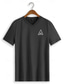 preiswerte Männer Grafik Tshirt-Herren-T-Shirt mit Grafik, modisches Outdoor-Freizeit-T-Shirt, T-Shirt, Oberteil, Street-Casual-T-Shirt für den Alltag, schwarz, weiß, grau, kurzärmliges V-Ausschnitt-Shirt, Frühlings- und Sommerkleidung