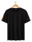 preiswerte Männer Grafik Tshirt-Herren-T-Shirt aus 100 % Baumwolle, grafisches T-Shirt, T-Shirt-Top, modisches klassisches Hemd, schwarz, weiß, kurzärmlig, bequemes T-Shirt, Straße, Urlaub, Sommer, Modedesigner-Kleidung