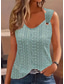 cheap Tank Tops &amp; Camis-Women&#039;s Camisole Tank Top White Pink Blue Plain Cut Out Street Daily Fashion V Neck Regular Fit S
