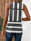 cheap Graphic shop Tank tops &amp; Camis-Women&#039;s Camisole Tank Top Vest Vintage Ethnic Boho Geometric Print Sleeveless Regular Tops V Neck Vacation Black Summer