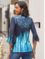 cheap Boho tee-Women&#039;s T Shirt Plus Size Shirt T Shirt Henley Shirt Blouse Graphic Basic 3/4 Length Sleeve Round Neck Regular Tops Casual Weekend Buttons Print Pink Blue Green