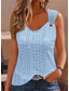 cheap Tank Tops &amp; Camis-Women&#039;s Camisole Tank Top White Pink Blue Plain Cut Out Street Daily Fashion V Neck Regular Fit S