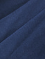 economico magliette polo-Per uomo Polo Polo in maglia Informale Sport Collo ripiegabile Manica corta Di tendenza Comodo Tinta unica Trapuntata Estate Standard Blu scuro Polo