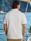 preiswerte Männer Grafik Tshirt-Henley-Shirt für Herren mit Grafik, modisches Outdoor-T-Shirt, lässiges Street-Style-T-Shirt für den Alltag, weißes kurzärmliges Henley-Shirt, Frühlings- und Sommerkleidung
