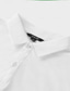 billige designer kollektion-mænds afslappet golf polo blad broderi skjorte daglig sportsferie 100 % bomuld korte ærmer turndown polo shirts sort hvid forår &amp; sommer mikroelastisk revers polo