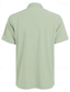 رخيصةأون قمصان استوائية-قيثارة عتيق ملجأ رجالي قميص الأماكن المفتوحة الصيف الربيع قبة كم قصير أخضر S, M, L بوليستر قميص