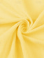 baratos polo clássico-Homens Camiseta Polo Camisa Polo Waffle Casual Feriado Lapela gola pólo com nervuras Manga Curta Moda Básico Tecido Botão Macia Verão Primavera Normal Cinzento Prateado Amarelo Claro Branco Leite