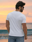 cheap Men&#039;s Graphic Tshirts-Men&#039;s Graphic T shirt  Fashion Outdoor Casual Tee Tee Top Street Casual Daily T shirt White Short Sleeve Crew Neck Shirt Spring &amp; Summer Clothing Apparel