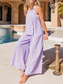 cheap Overalls-Women&#039;s Normal Overall Streetwear Solid Color Sleeveless U Neck Buttons Pocket Street Daily Regular Fit Pink Purple Fuchsia Summer