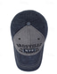 abordables Casquette de baseball pour homme-Homme Casquette de Baseball Chapeau de soleil Casquette Noir Bleu Mélangé polyester / coton Brodée Rétro Vintage Mode Décontractées Plein Air du quotidien Lettre Ajustable Ecran Solaire Respirable