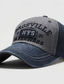 abordables Casquette de baseball pour homme-Homme Casquette de Baseball Chapeau de soleil Casquette Noir Bleu Mélangé polyester / coton Brodée Rétro Vintage Mode Décontractées Plein Air du quotidien Lettre Ajustable Ecran Solaire Respirable