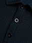 cheap Classic Polo-Men&#039;s Waffle Polo Shirt Button Up Polos Casual Sports Lapel Short Sleeve Fashion Basic Plain Knitted Summer Regular Fit Black White Navy Blue Khaki Dark Blue Gray Waffle Polo Shirt
