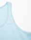preiswerte Tanktops-Tanktop für Herren mit 3D-Print, Grafik, modisch, Outdoor, lässig, Unterhemd, Street, Casual, Alltag, weiß, blau, ärmellos, Rundhalsausschnitt, Frühlings- und Sommerkleidung