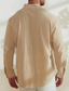 tanie Męskie koszule z nadrukiem-Męskie Zmywalna tkanina bawełniana Koszula z grafiką Papuga Nadruk Przycisk w dół Długi rękaw Stójka Biały, Rumiany róż, Brązowy Koszula Dzienne zużycie Urlop Wyjściowe